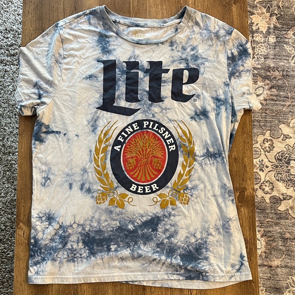 Blue Tie-Dye Shirt